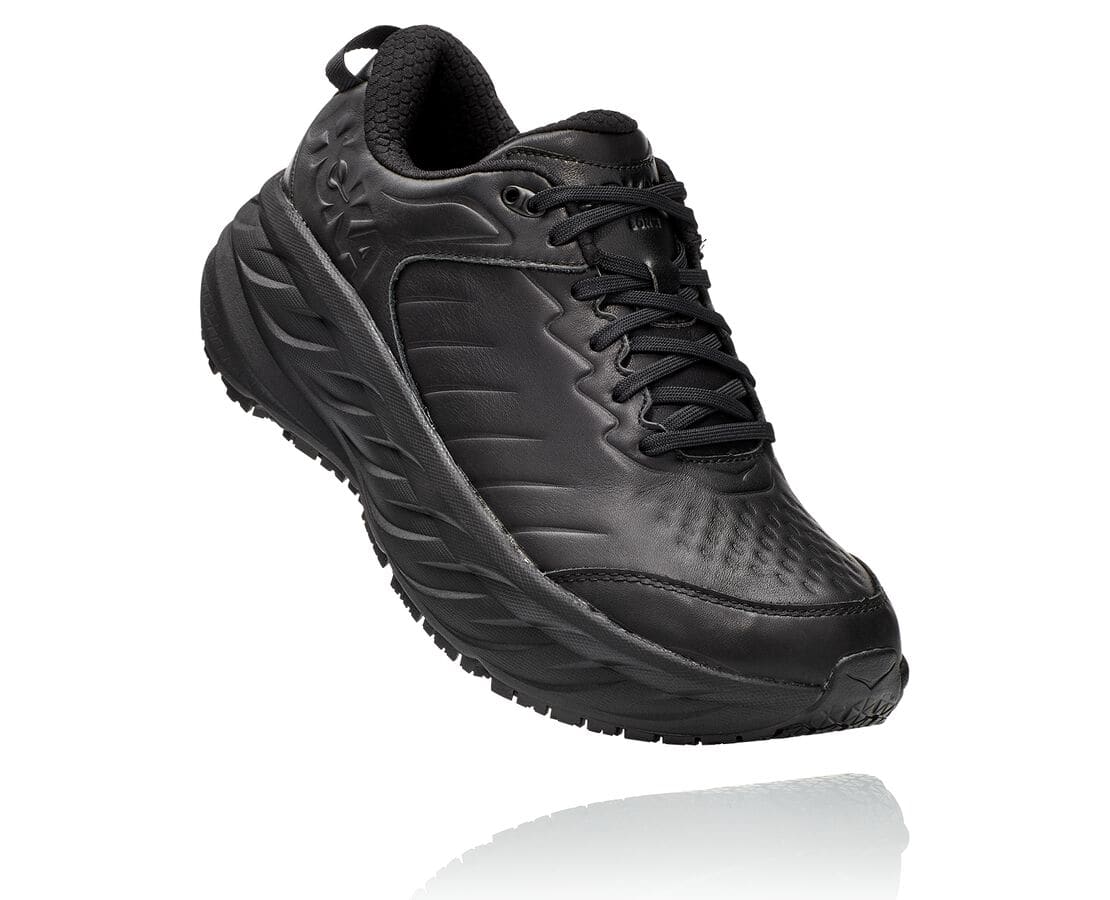 Hoka One One Bondi Sr Herren Straßenlaufschuhe Schwarz | (DE-7341DZHBI)
